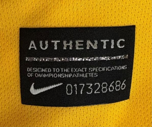 Giorgio Chiellini Signed Juventus Yellow Nike Soccer Jersey BAS