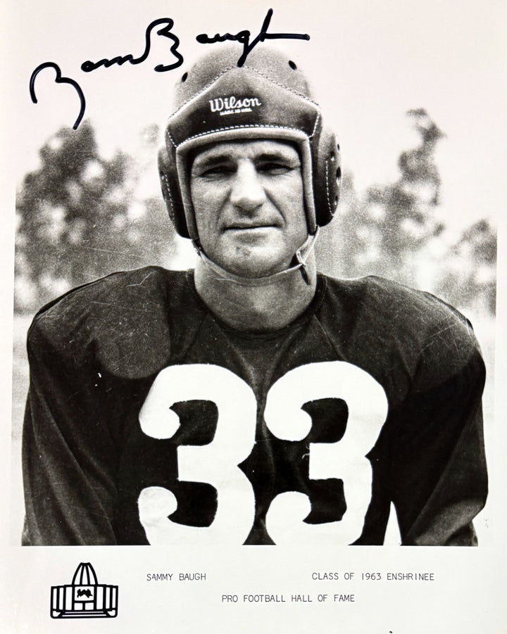 Sam/Sammy Baugh signed HOF Enshrinee Class of 1963 8x10 Photo minor dings - COA