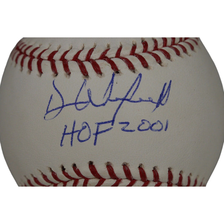 Dave Winfield Autographed New York Yankees OML Baseball HOF 01 Beckett 50124