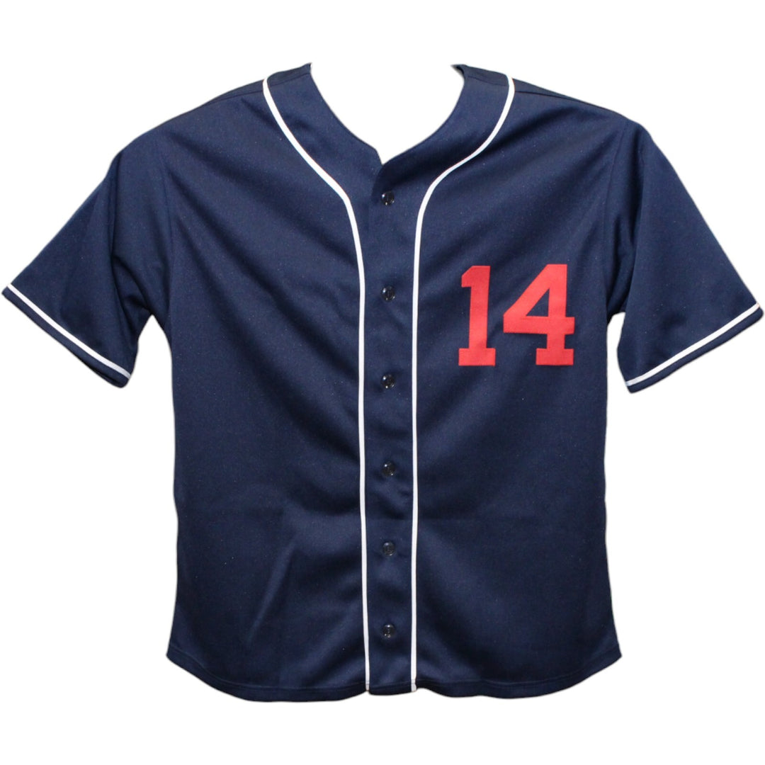 Christian Pache Autographed/Signed Pro Style Blue Jersey JSA 43540