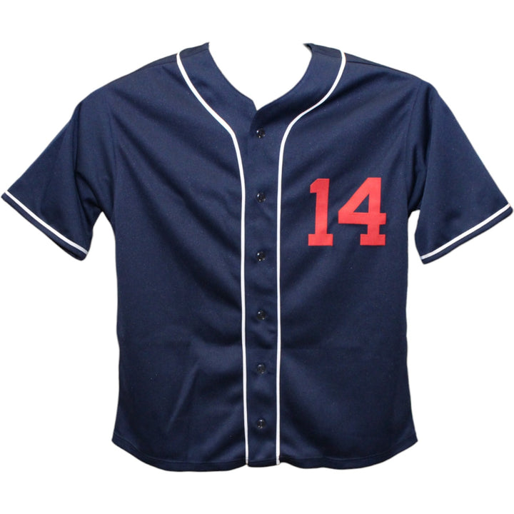 Christian Pache Autographed/Signed Pro Style Blue Jersey JSA 43540