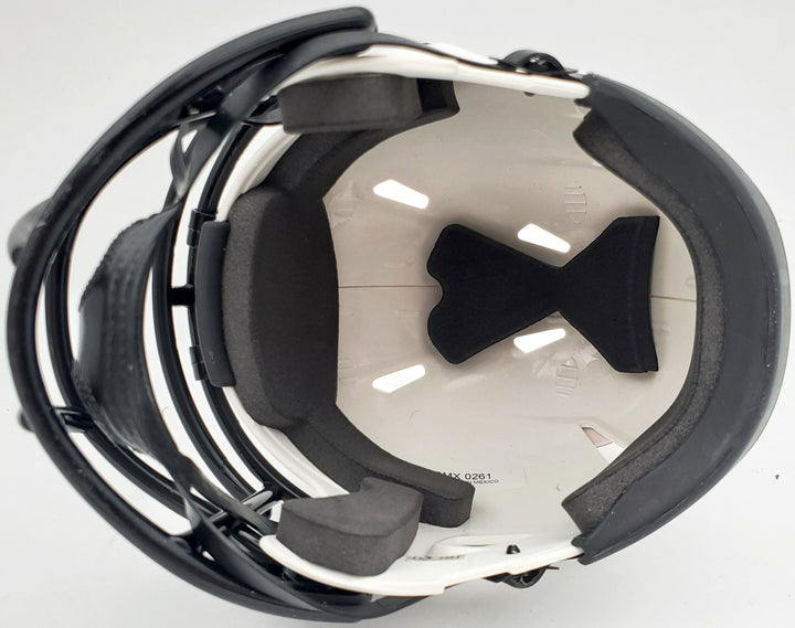 Rodney Harrison Signed Patriots Lunar Eclipse White Speed Mini Helmet Beckett