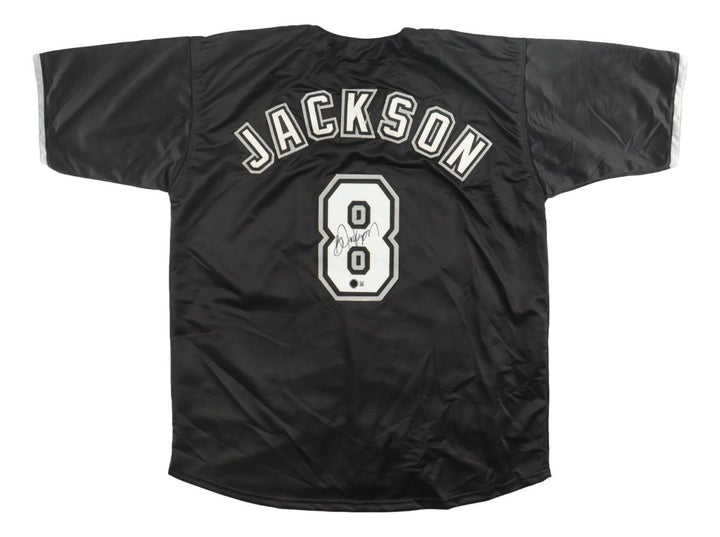 Bo Jackson Chicago Signed Black Baseball Jersey BAS