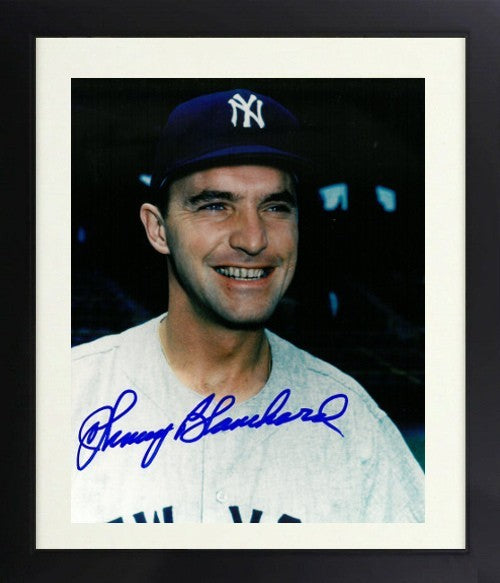 Johnny Blanchard signed New York Yankees 8x10 Photo Framed- COA