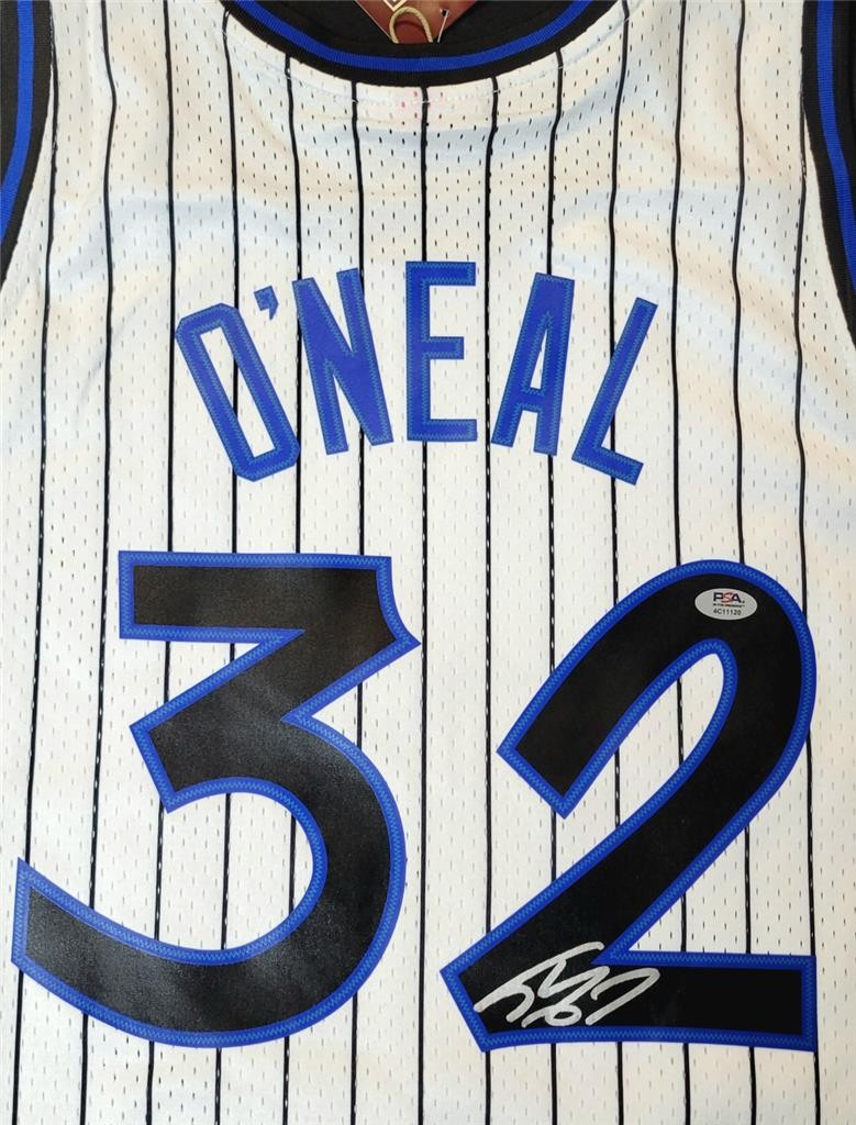 Shaquille O'Neal Shaq signed Mitchell & Ness 1993-94 Magic Jersey autograph PSA