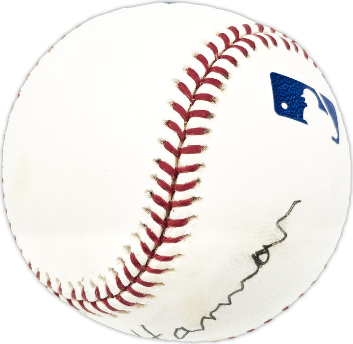 Bill Harman Signed MLB Baseball Philadelphia Phillies Beckett #BN13212