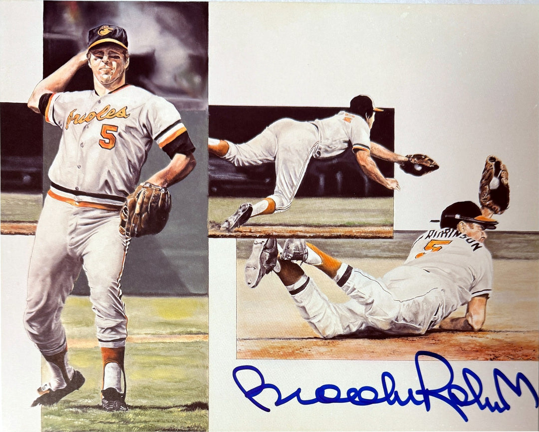 Brooks Robinson signed Baltimore Orioles MLB 8x10 Photo- CSA COA (HOF/16GG)