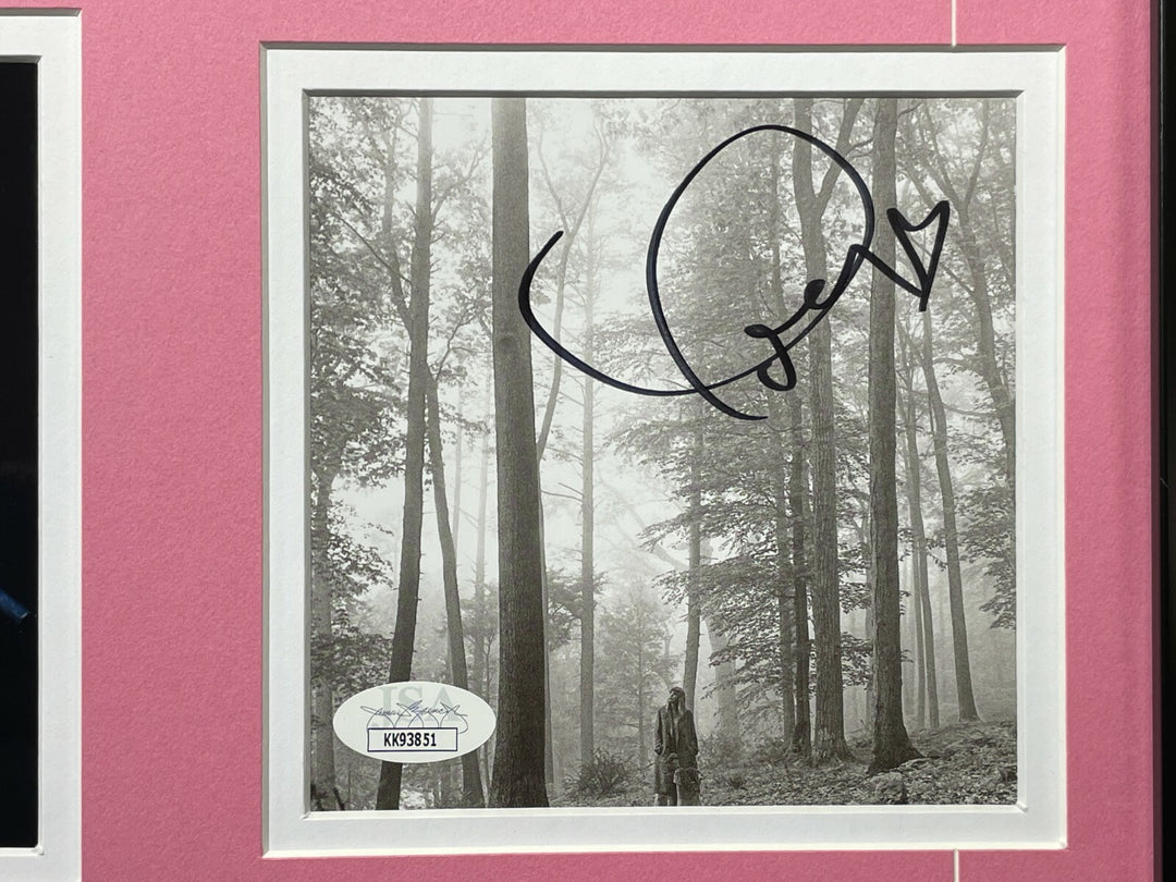 Taylor Swift Signed Folklore CD Cover Framed Album JSA COA Autograph Memorabilia