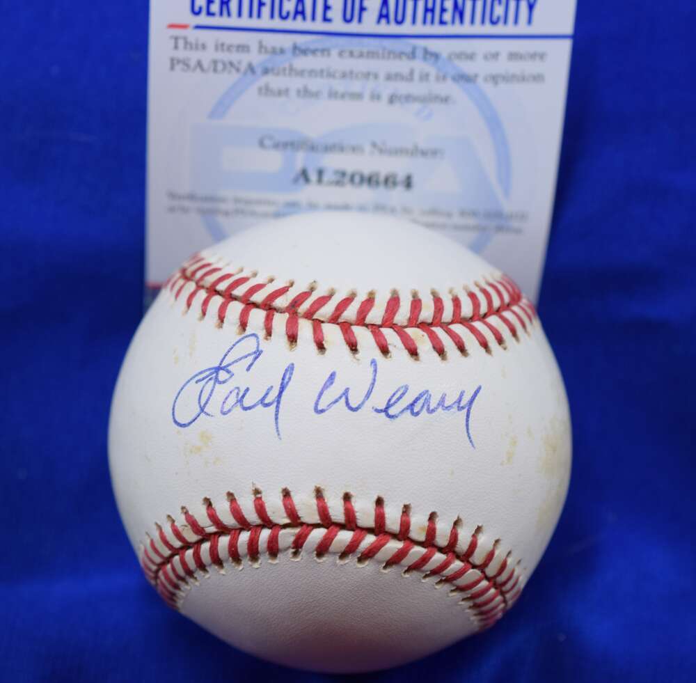 Earl Weaver PSA DNA Coa Autograph American League OAL Signed Baseball 3