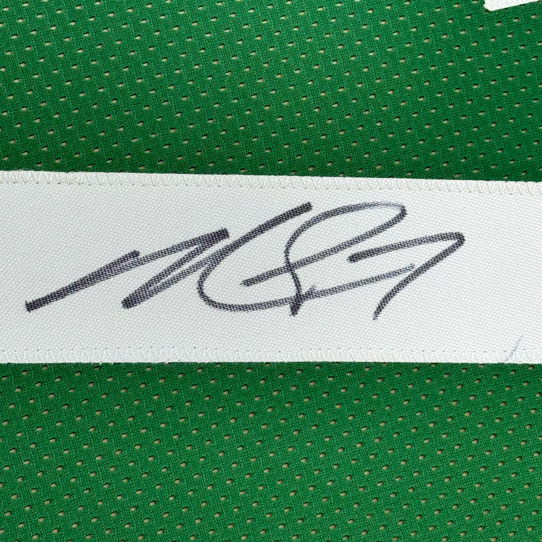 FRAMED Autographed/Signed MICHAEL VICK 33x42 Philadelphia Kelly Jersey BAS COA