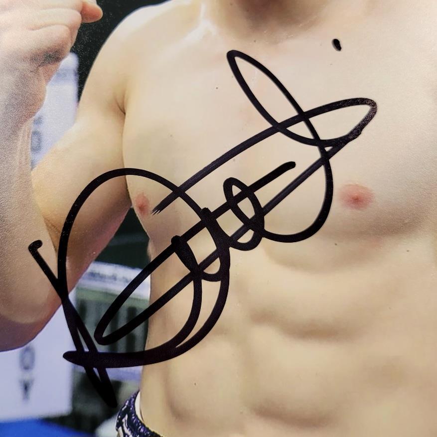 Oscar Duarte signed Boxing 8x10 photo #7 autograph ~ Beckett BAS Holo