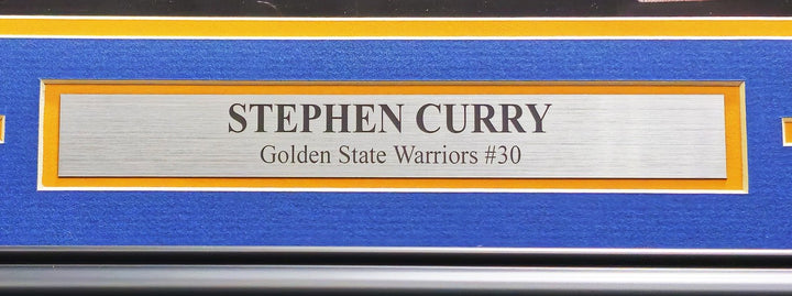 Stephen Curry Autographed Signed Framed 16x20 Photo Golden State Warriors JSA