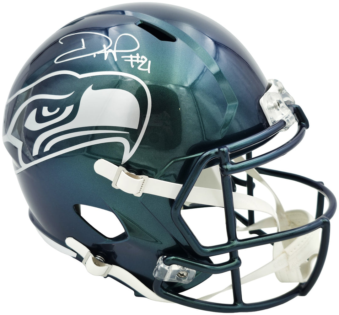 Devon Witherspoon Signed Seahawks Rivalries Full Size Replica Helmet BAS