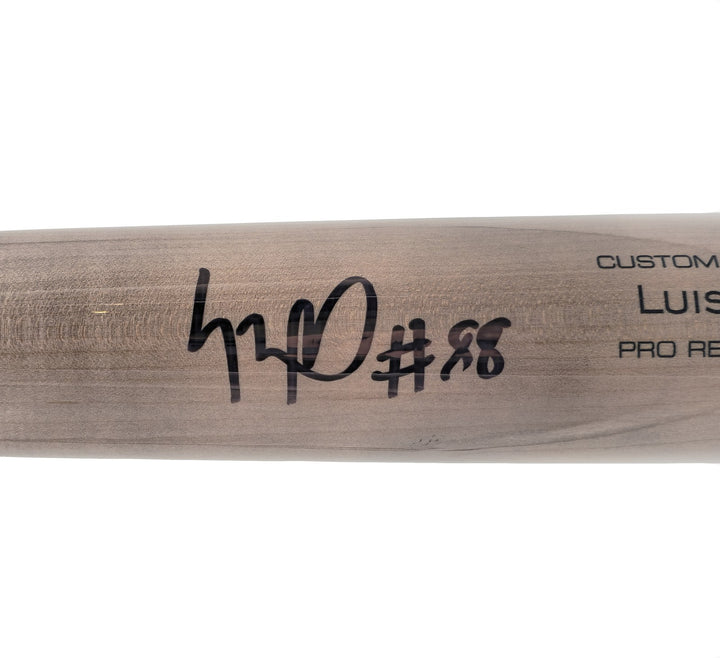Luis Robert Jr. Auto Gray Victus Player Model Baseball Bat White Sox Beckett Wit
