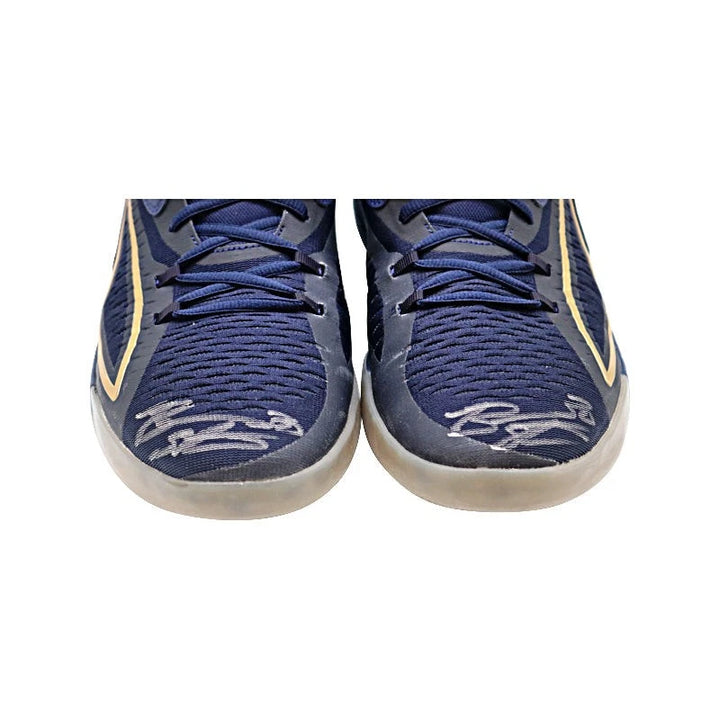 Breanna Stewart Seattle Storm Autographed 2022-23 Turkish League Season Game Worn Pair of Black/Gold Athlete Exclusive Sneakers (Stewart LOA)