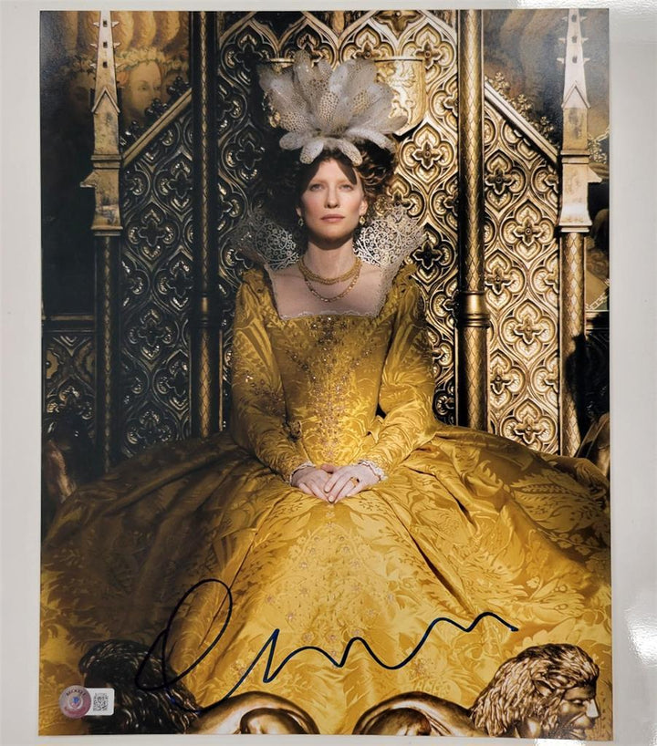 Cate Blanchett signed 11x14 photo Elizabeth Golden Age autograph ~ Beckett BAS