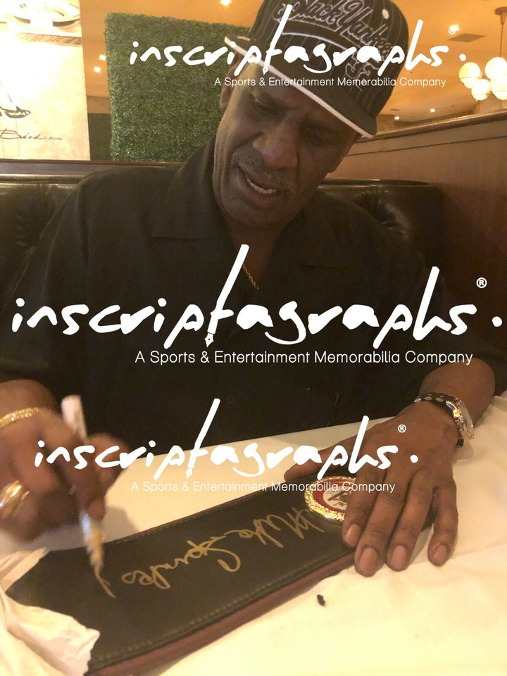 Michael & Leon Spinks Dual Signed WBA Championship Belt COA Autograph Tyson Ali