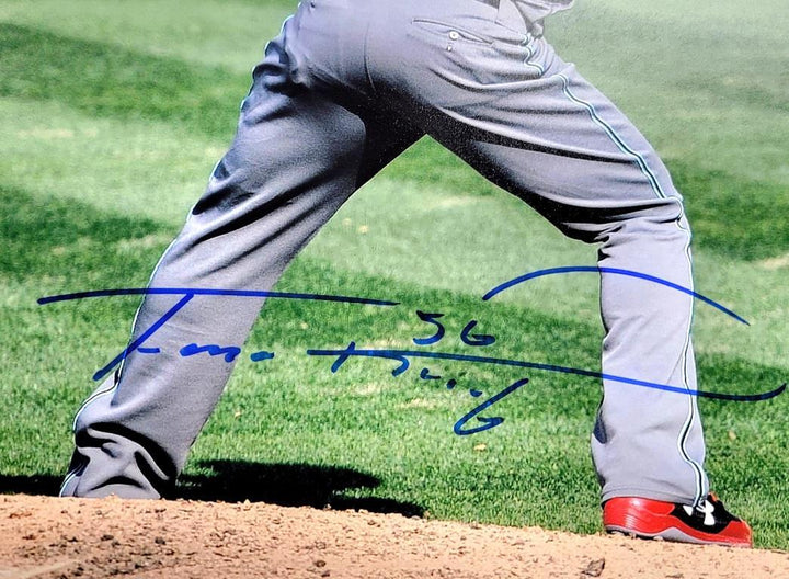 Fernando Rodney signed 11x14 photo Tigers autograph ~ Beckett BAS Holo