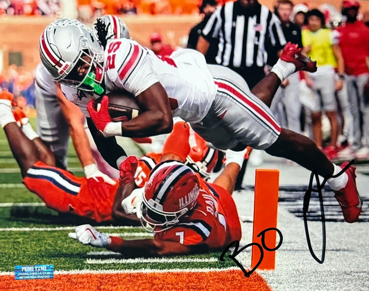 Lamar "Bo" Jackson signed Ohio State Buckeyes 8x10 Photo-PRIMETIME HOLOGRAM