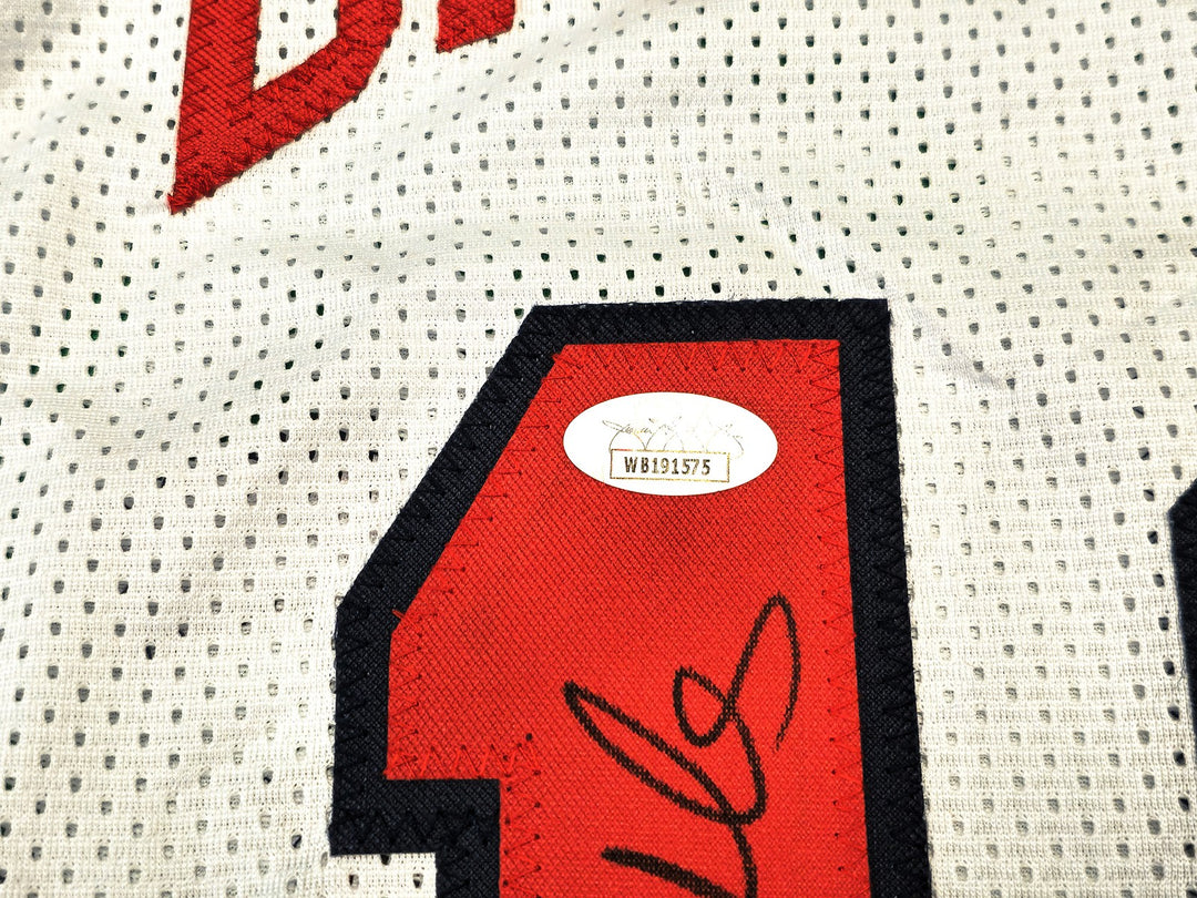 Team USA Clyde Drexler Autographed Signed White Jersey JSA