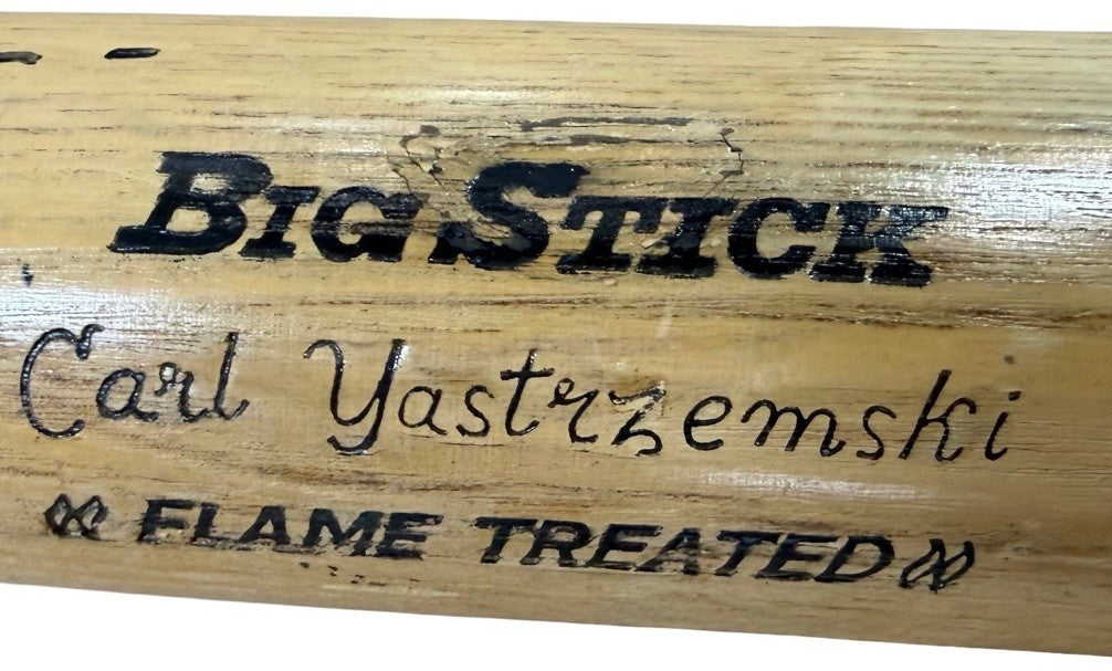 Carl Yastrzemski Signed Adirondack Big Stick Bat To Tyler Auto Hof COA Red Sox