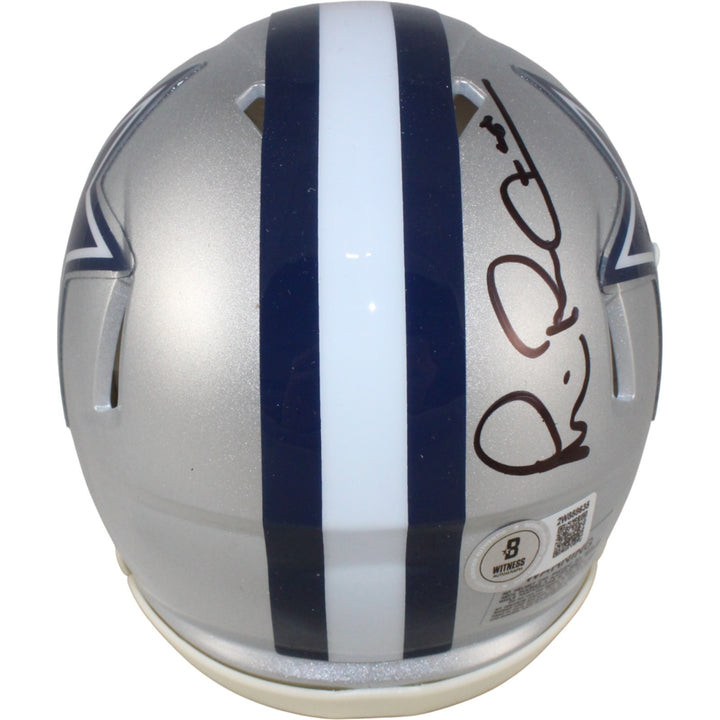 Michael Irvin Autographed/Signed Dallas Cowboys Mini Helmet Beckett 53631