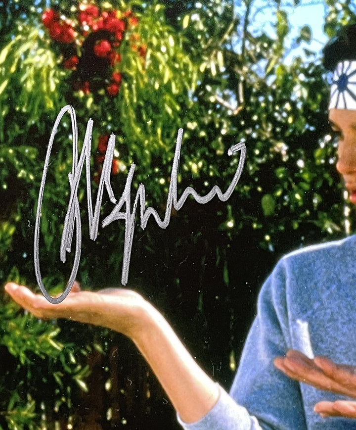 Ralph Macchio Signed 11x14 The Karate Kid Mr. Miyagi Photo JSA ITP