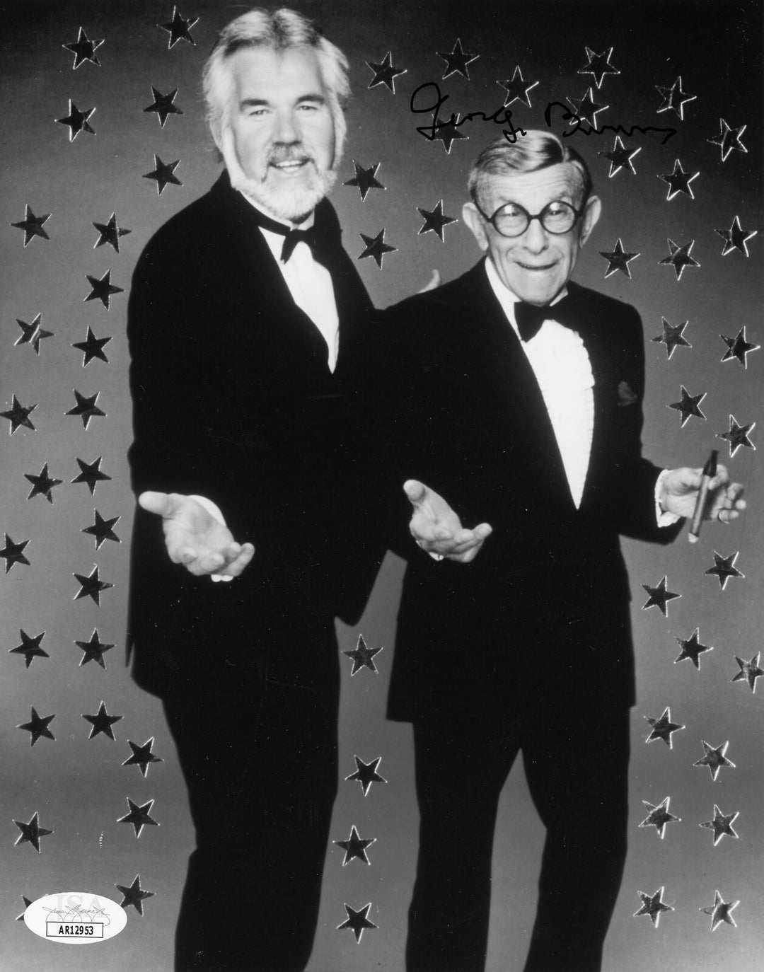 George Burns Autographed 8x10 Photo JSA COA Comedian Signed