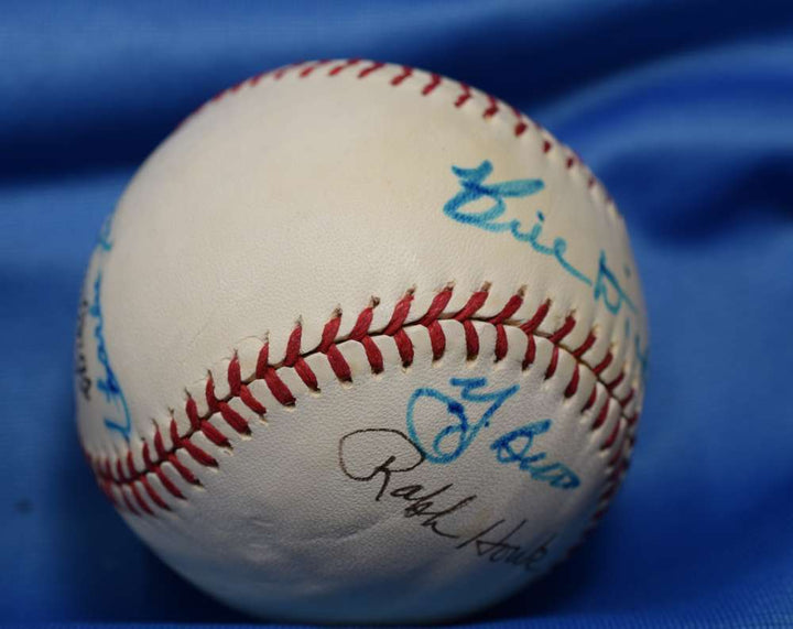 Berra Dickey Houk Silvestri Jsa Cert Hand Signed Autograph Baseball