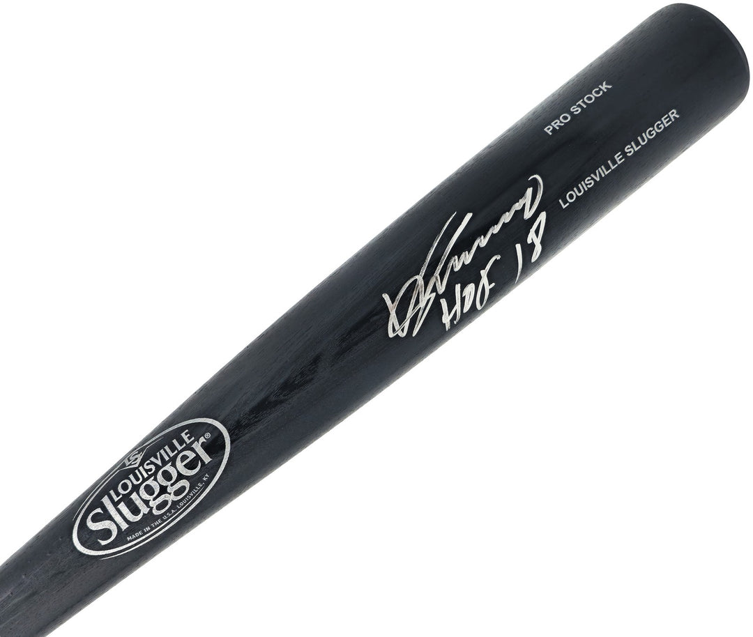 Vladimir Guerrero Sr. Auto Black L Slugger Baseball Bat Angels "HOF 18" Beckett