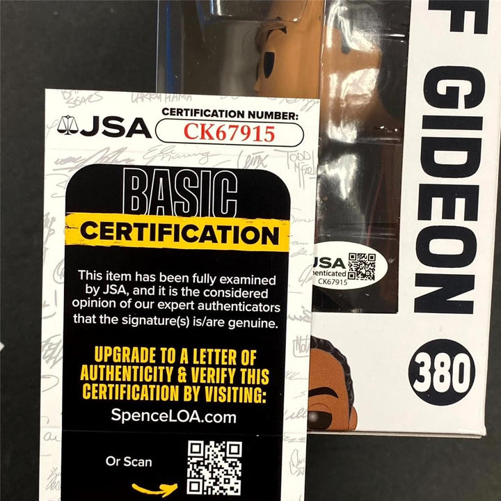 Giancarlo Esposito signed Moff Gideon Funko Pop! 380 Star Wars autograph ~ JSA