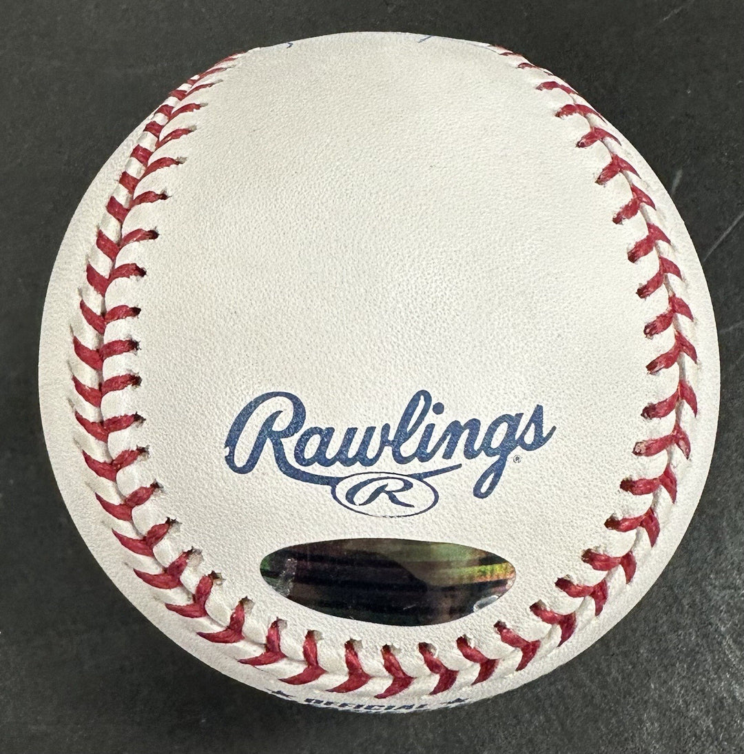 Tiki Barber Signed Official MLB Baseball NY Giants NYG #21 Autograph Steiner COA