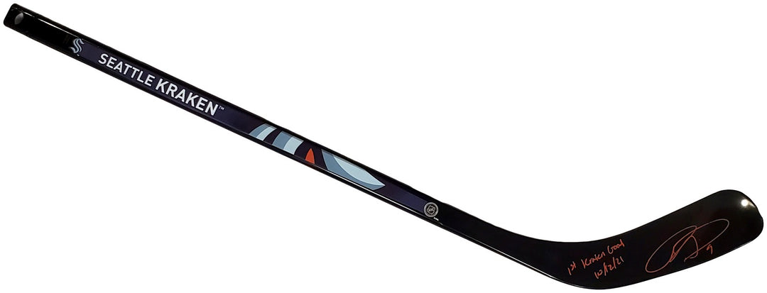Ryan Donato Auto Inglasco 24 Mini Stick Kraken 1st Kraken Goal 10/12/21