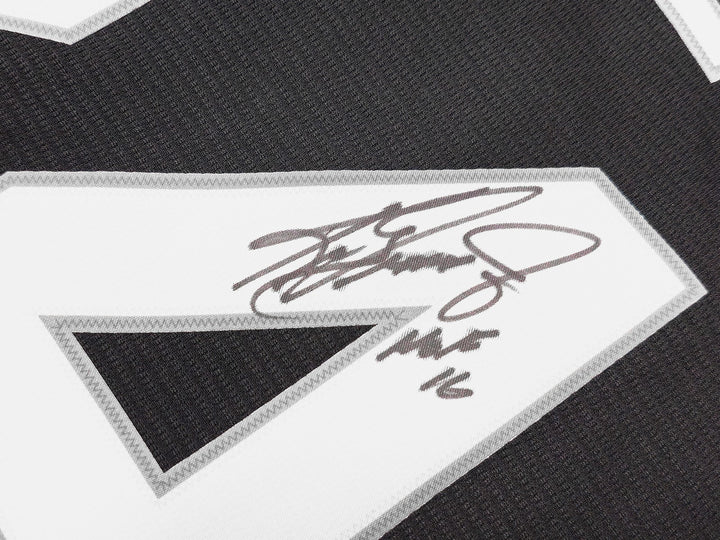 Mariners Ken Griffey Jr. Signed Black Nike Jersey Size L "HOF 16" Beckett Wit