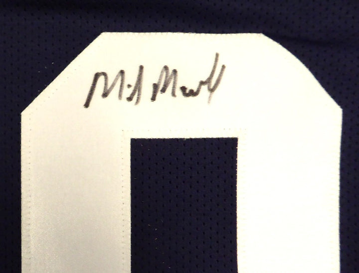 Penn State Nittany Lions Mike Munchak Autographed Signed Blue Jersey Beckett