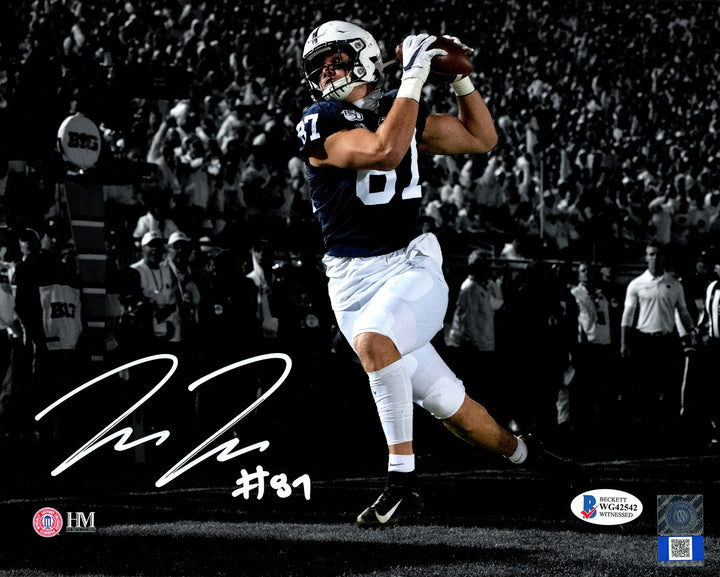 Pat Freiermuth Autographed Signed 8x10 Photo Penn State Nittany Lions Beckett