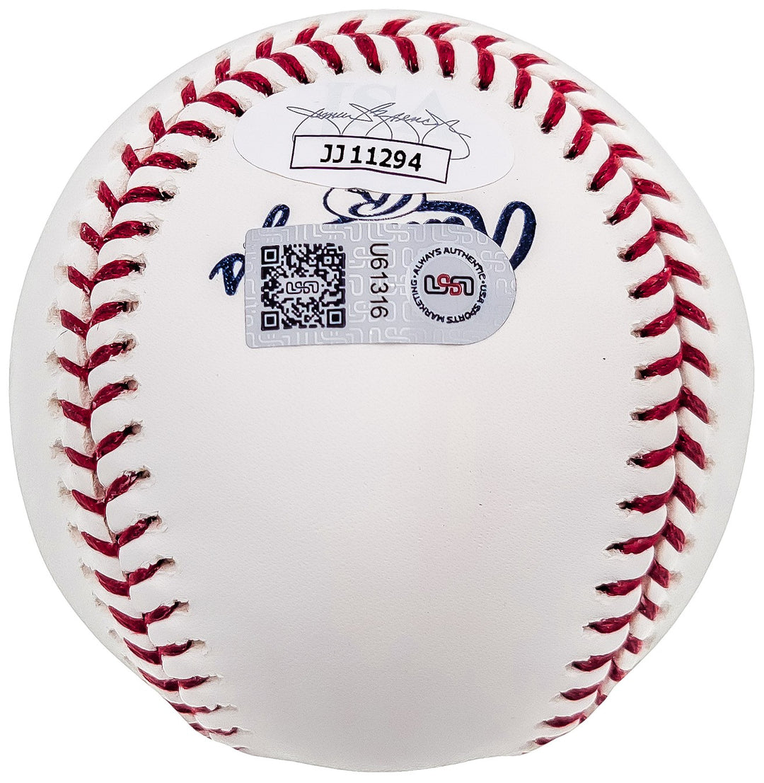 Fernando Tatis Jr Auto OMLB 50th Anniversary Logo Baseball Padres Bebo JSA