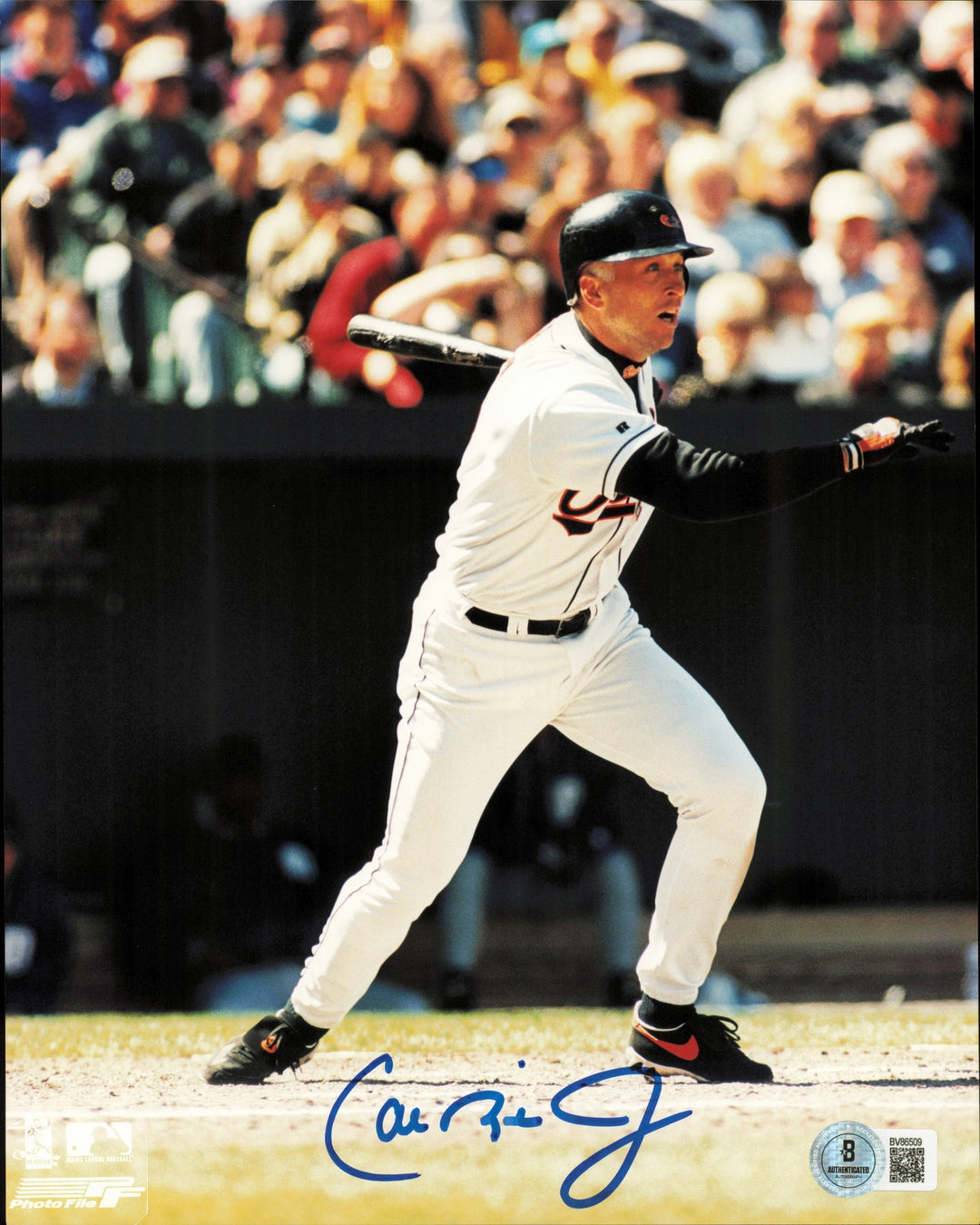 Cal Ripken Jr. Signed 8x10 Photo Baltimore Orioles Beckett BAS QR #BV86509