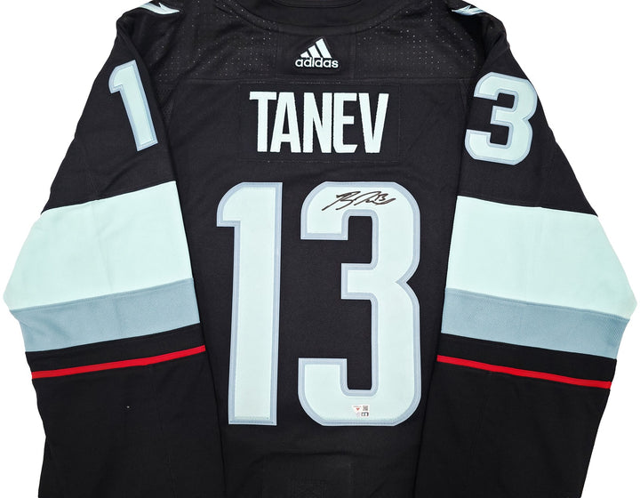 Seattle Kraken Brandon Tanev Auto Blue Adidas Authentic Jersey Size 54 Fanatics