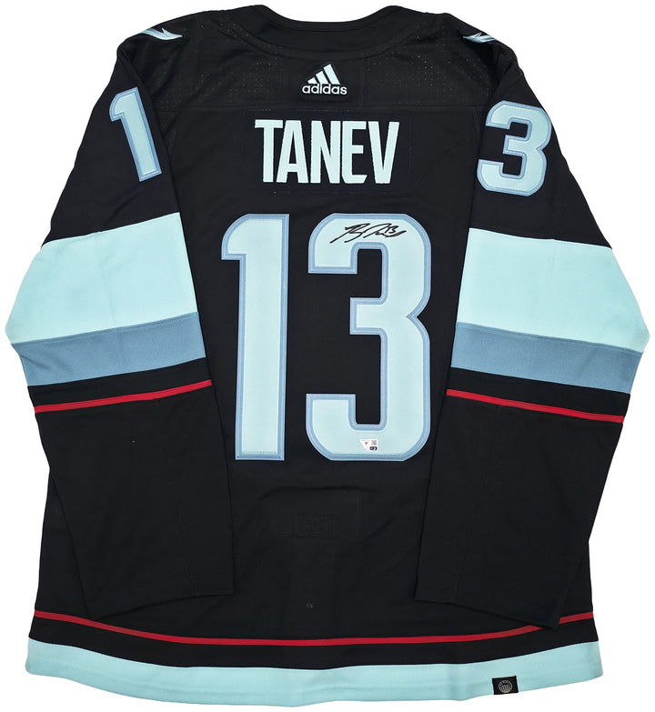 Seattle Kraken Brandon Tanev Auto Blue Adidas Authentic Jersey Size 54 Fanatics