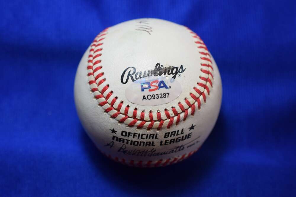 Bill Terry PSA DNA Signed National League Autograph Baseball