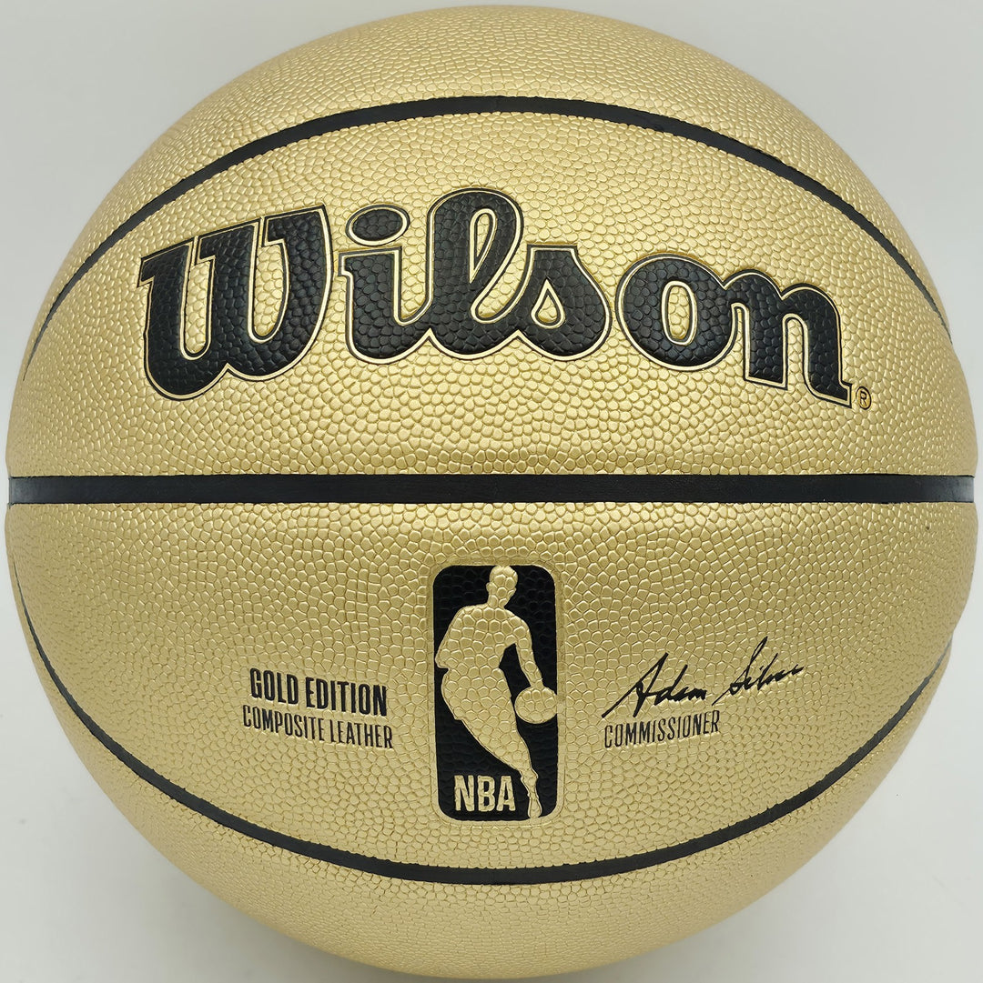 Allen Iverson Auto Gold Edition Logo Basketball 76ers Beckett Witness