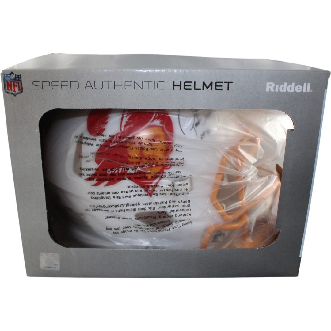 Ronde Barber Autographed Tampa Bay Buccaneers Pro TB Helmet HOF Beckett 55452