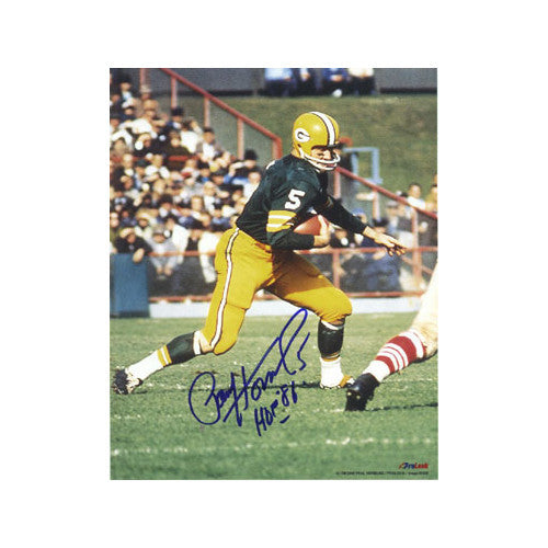 Paul Hornung signed Green Bay Packers NFL 16x20 Photo w/ #5 & HOF 86 - JSA Holo