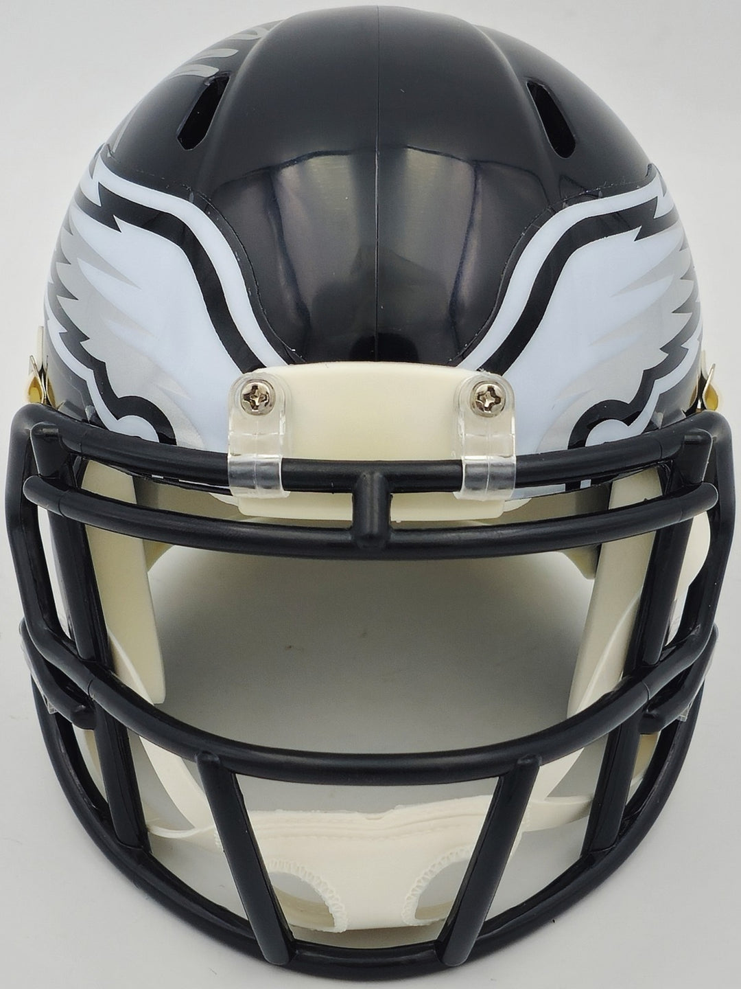 Brandon Graham Signed Eagles 2022 Alternate Black Speed Mini Helmet Beckett Wit