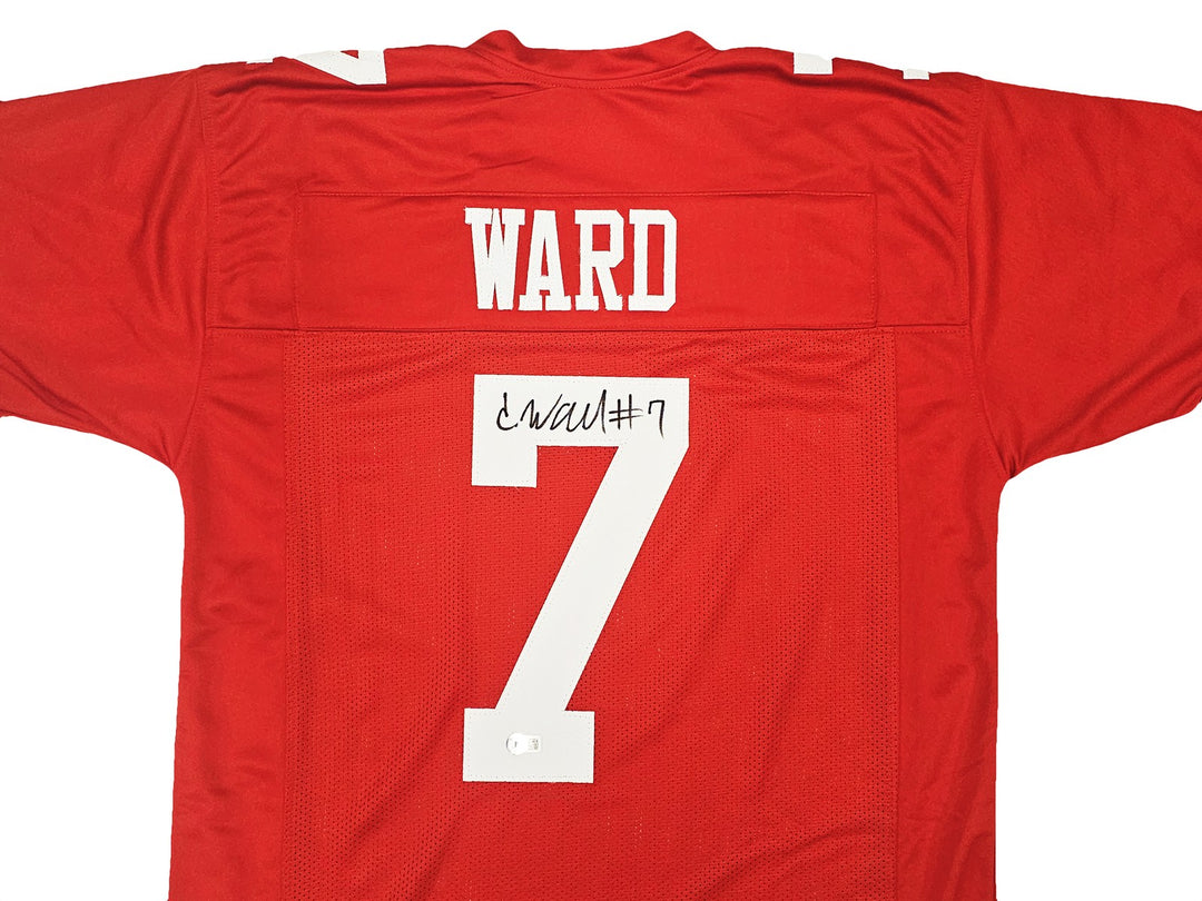San Francisco 49ers Charvarius Ward Autographed Signed Red Jersey Beckett Wit