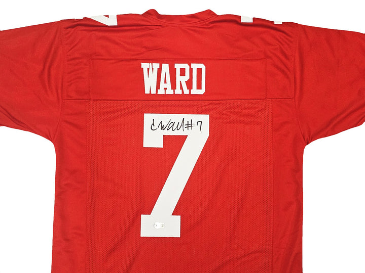 San Francisco 49ers Charvarius Ward Autographed Signed Red Jersey Beckett Wit