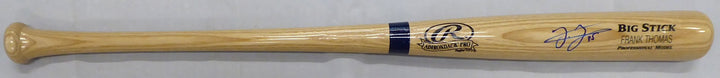 Frank Thomas Auto Blonde Rawlings Big Stick Bat White Sox Auto In Blue Beckett