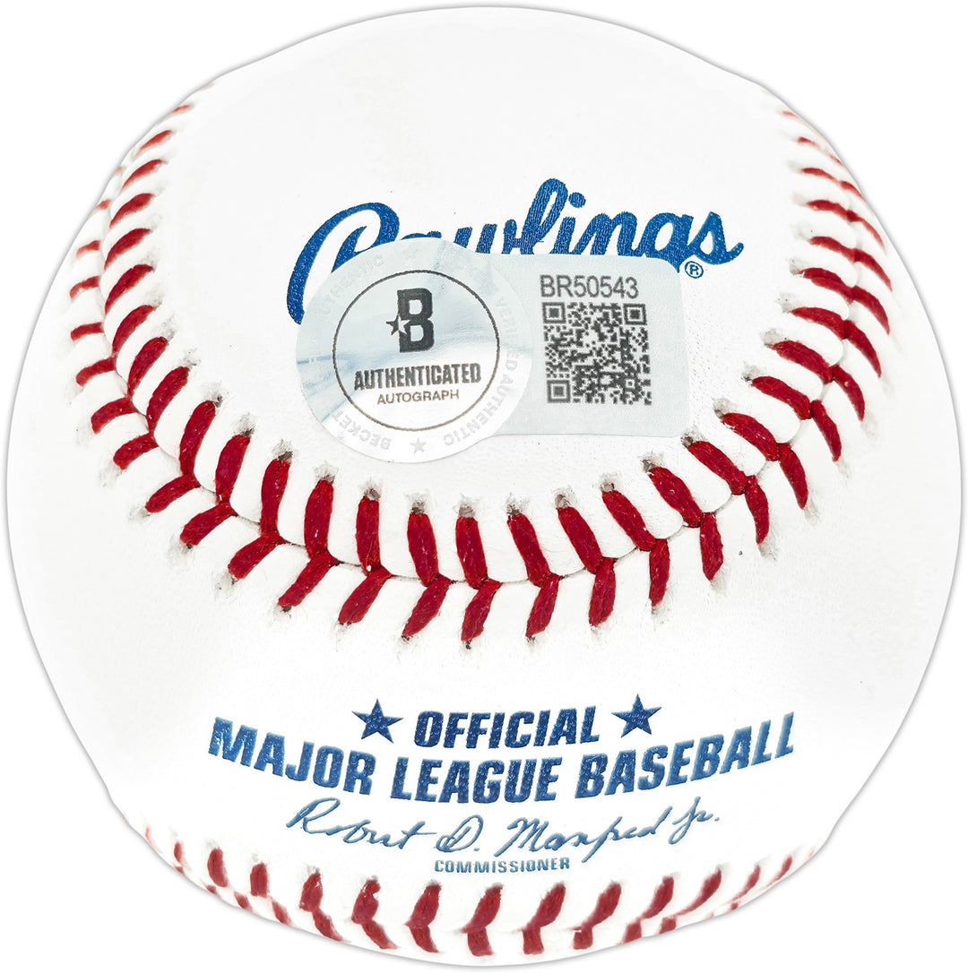 Dave Concepcion Signed MLB Baseball Reds "Big Red Machine" Beckett QR 253211