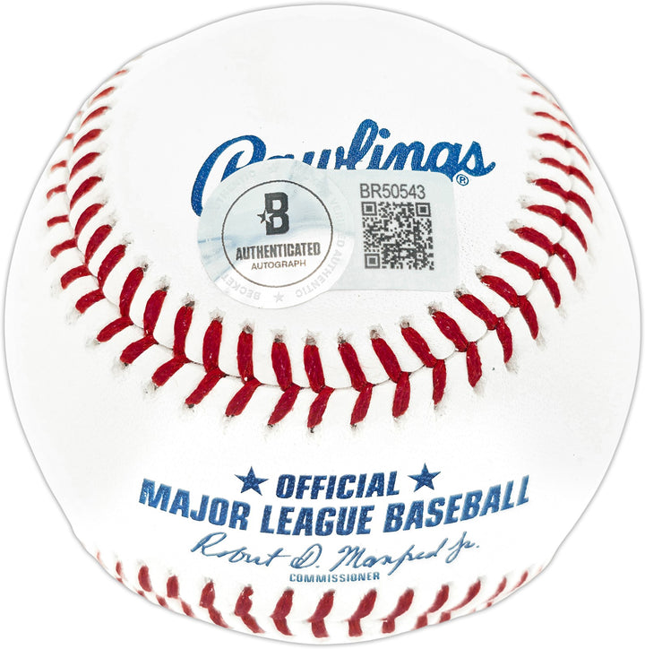 Dave Concepcion Signed MLB Baseball Reds "Big Red Machine" Beckett QR 253211
